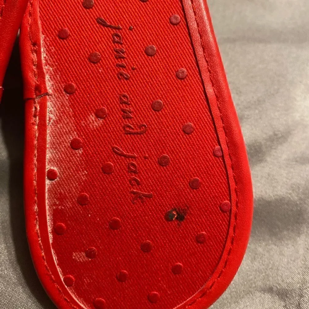 Janie and Jack 12-18 Month Red Sandals
